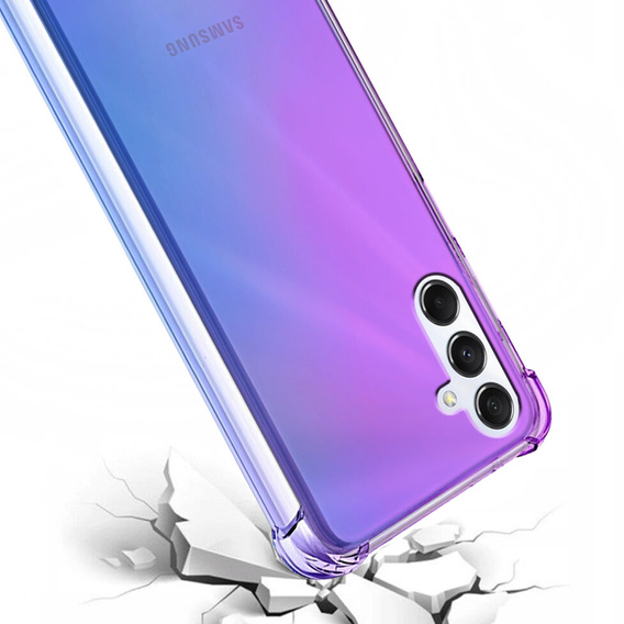 Tok Samsung Galaxy M34 5G, Gradient Dropproof, Lila / kék