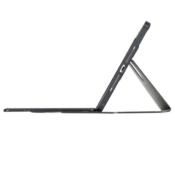 Billentyűzet tok iPad 11" 2025 A16 (11 gen.) / iPad 10.9" 2022 (10 gen.), Rotary 360° Leather, fekete