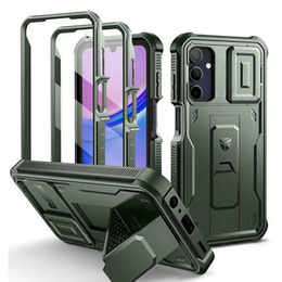 Páncélozott tok a Samsung Galaxy A15, Dexnor Full Body (Two Frames), zöld
