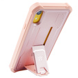 Páncélozott tok a iPhone XS Max, Dexnor Full Body, rózsaszín