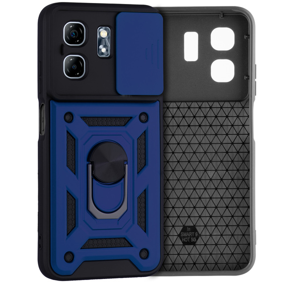 Telefontok a Infinix Hot 50i 4G, CamShield Slide, kék