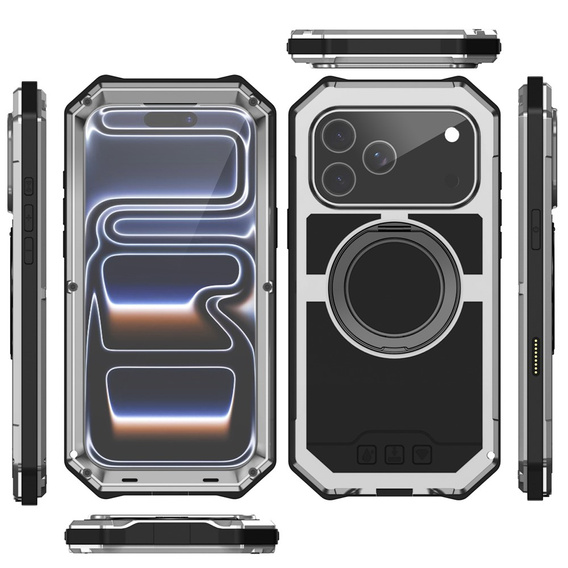 R-JUST tok MagSafe-vel és állvánnyal iPhone 17 Pro Max készülékhez