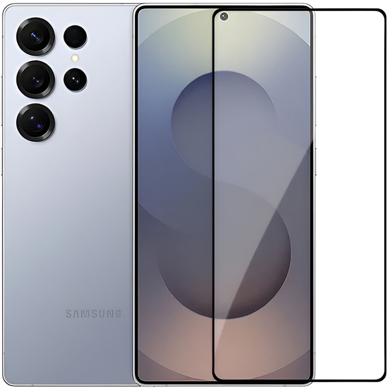 3D edzett üveg Samsung Galaxy S25 Ultra készülékhez, fekete keret