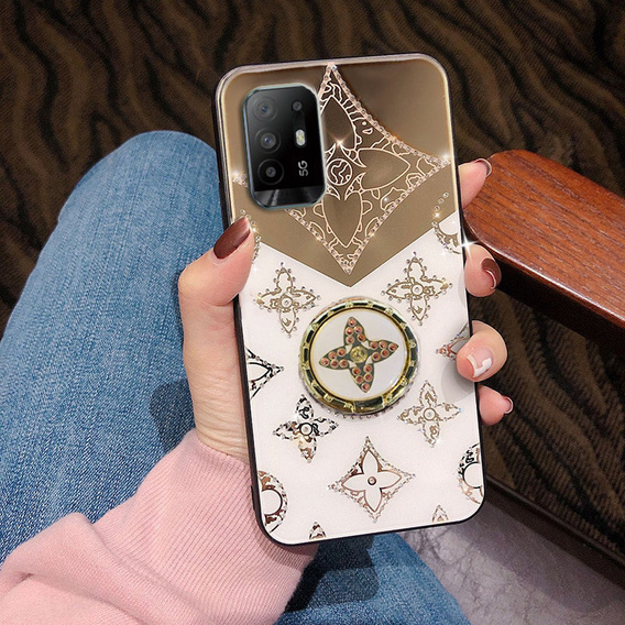 Fashion Telefontok a Oppo Reno5 Z / A94 / A95 5G, rózsaszín