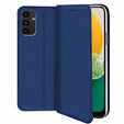 Tok Samsung Galaxy A54 5G készülékhez, Smart Magnet, sötétkék + 9H üveg