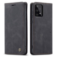 CASEME tok Samsung Galaxy A53 5G, Leather Wallet Case, fekete