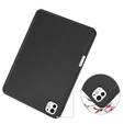 Tok iPad Pro 11" 2024 (5 gen.), Smartcase tolltartóval, fekete
