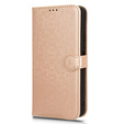 Flap tok Xiaomi Redmi A3, Wallet Rhombus, rózsaszín