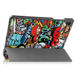 Tok Samsung Galaxy Tab A9, Smartcase, graffiti