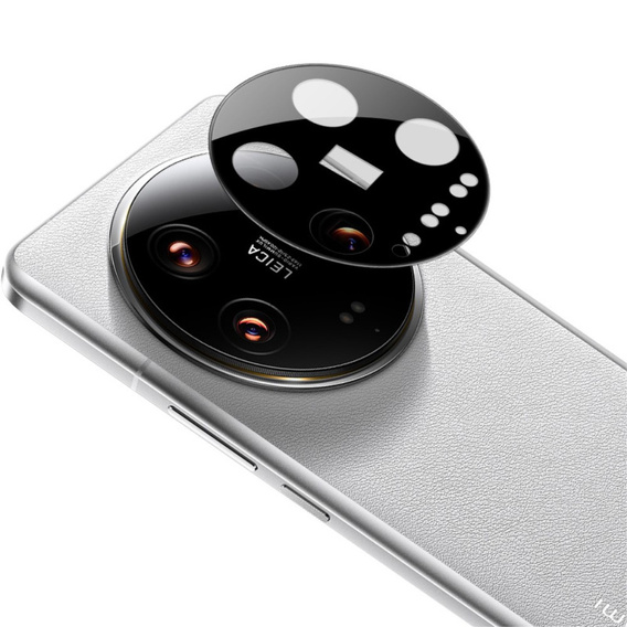 Edzett kameraüveg Xiaomi 14 Ultra, fekete