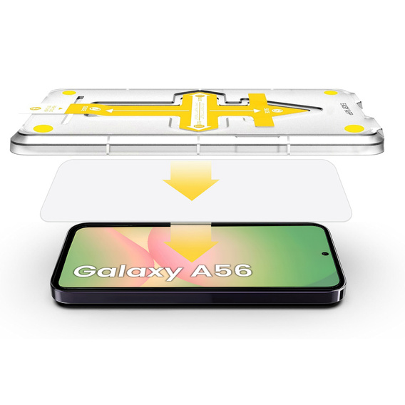 2x edzett üveg Samsung Galaxy S25 Edge, ERBORD Easy App Full Screen Protector