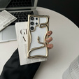 Teletok LUPHIE Samsung Galaxy S25 Ultra-hoz, Armor Bumper, fekete