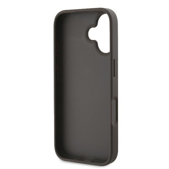GUESS 4G Nagy fém logós tok iPhone 16-hoz