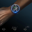 2x ERBORD hibrid üveg a Amazfit Active 2