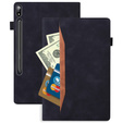 Tok Samsung Galaxy Tab S10 FE+ Plus, Classic, tolltartóval, fekete