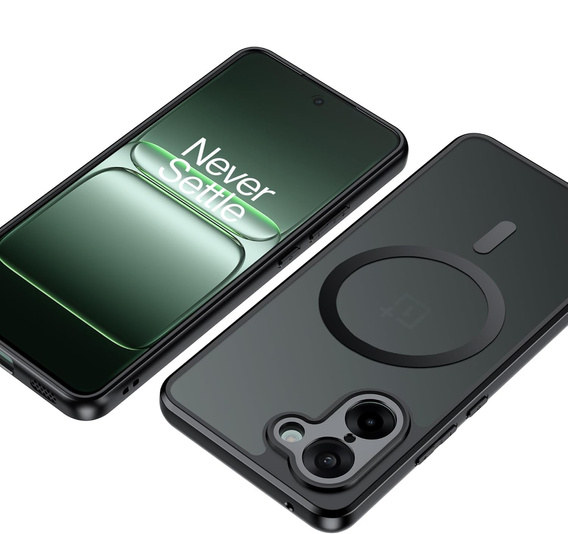 Tok OnePlus Nord CE5-hoz, MagSafe, ERBORD Matt Case, fekete