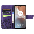 Pattintható tok a Motorola Moto G32, Butterfly, lila