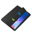 Tok Lenovo Tab M10 Plus 10.6 Gen 3 TB-125F TB-128F, Smartcase Hybrid, tolltartó résszel, fekete