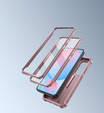 Páncélozott tok a Samsung Galaxy S24 FE, Dexnor Full Body (Two Frames), rózsaszín rose gold