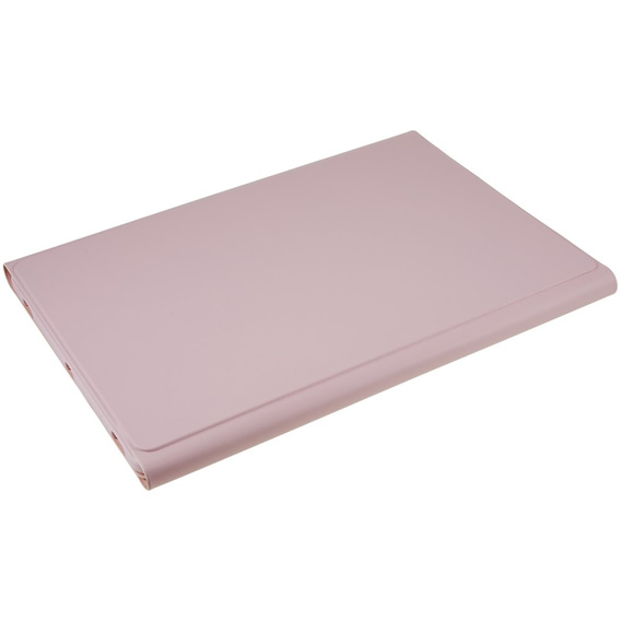 Tok + billentyűzet Galaxy Tab S7+ Plus / S8+ Plus /S7 FE T730 T733, Pen Slot, rózsaszín rose gold
