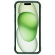 Tok iPhone 15, ERBORD Armor Mag, zöld