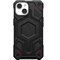 Urban Armor Gear Telefontok a iPhone 15, Monarch Pro Kevlar MagSafe, fekete