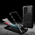 Páncélozott tok a Samsung Galaxy S23 Ultra, R-JUST, fekete