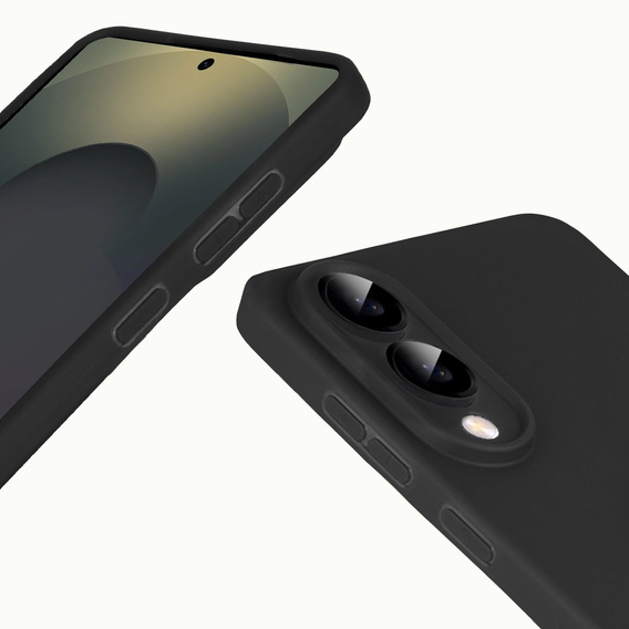 Vékony tok a Samsung Galaxy S25 Edge, Slim, fekete