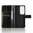 Pattintható tok a Vivo Y19s, Crazy Horse Wallet, fekete