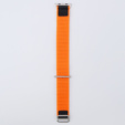 Nylon szíj Apple Watch 1/2/3/4/4/5/6/7/8/SE/ULTRA 42/44/45/45/49mm, narancssárga /  fekete