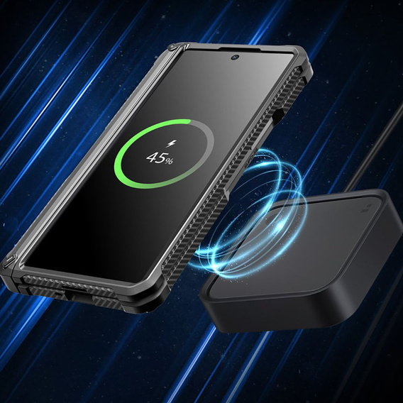 Supcase Unicorn Beetle Pro tok 9H üveggel és Slim S-Pen tárolóval Samsung Galaxy Z Fold6 készülékekhez