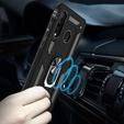 Páncélozott telefontok a Huawei P30 Lite, Nox Case Ring, fekete