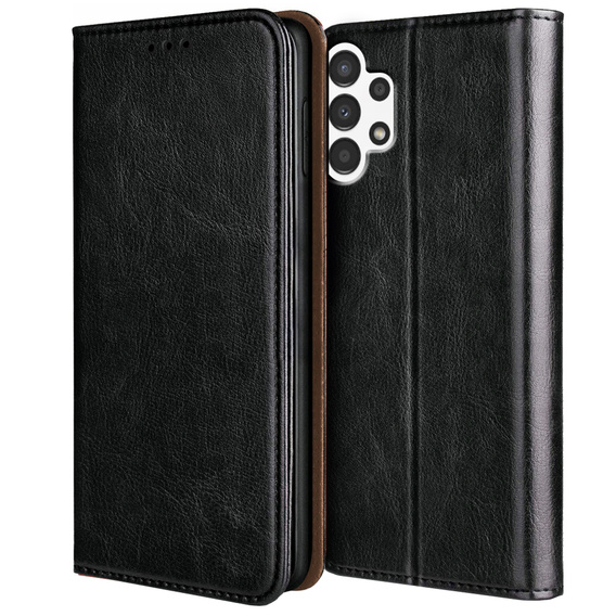 Pattintható tok a Samsung Galaxy A13 4G, Split Leather Wallet, kék