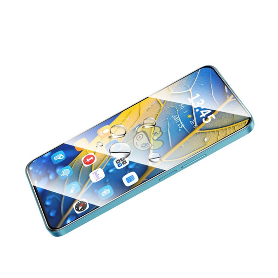 ENKAY edzett üveg Xiaomi Redmi Note 13 5G / 4G, fekete