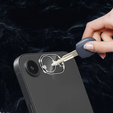 Edzett kameraüveg iPhone 16E, átlátszó