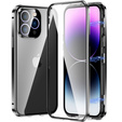 Tok iPhone 13 Pro Max, Magnetic Dual Glass, fekete