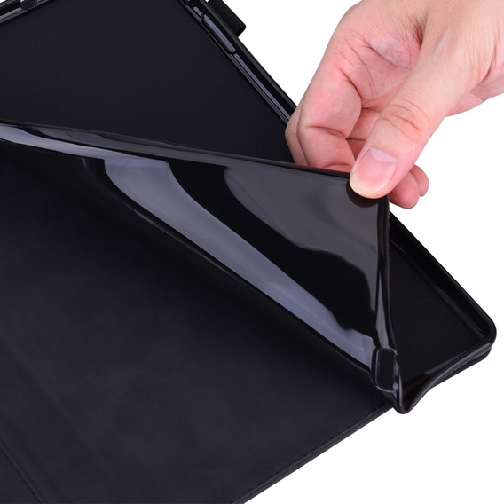 Tok Xiaomi Redmi Pad SE 8.7, Classic, tolltartóval, fekete