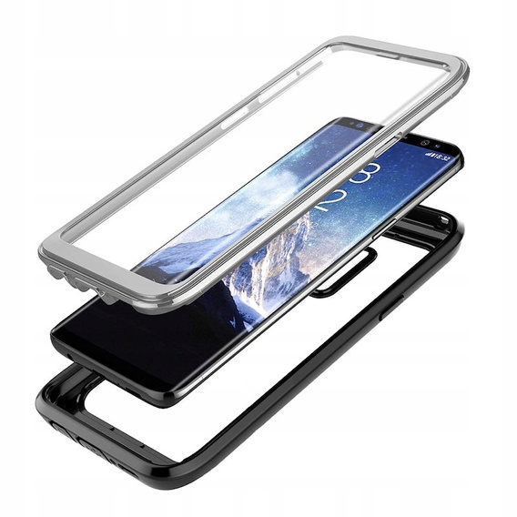 Tok Samsung Galaxy S9 készülékhez, Shockproof, fóliával, kék