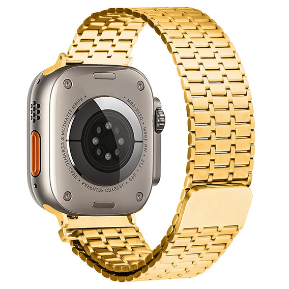 Acél karperec Apple Watch 1/2/3/4/4/5/6/7/8/SE/ULTRA 42/44/45/45/49 MM - arany