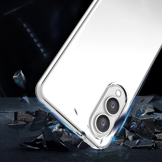 Vékony tok a Samsung Galaxy S25 Edge, Slim, átlátszó