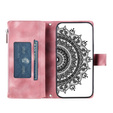 Pattintható tok a Xiaomi Redmi Note 13 Pro 4G / Xiaomi Redmi Note 14S / Xiaomi Poco M6 Pro 4G, Mandala, rózsaszín rose gold