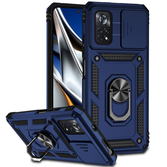 Telefontok a Xiaomi Poco X4 Pro 5G, CamShield Slide, kék