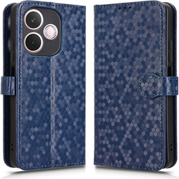 Flap tok Oppo A5 Pro 5G, Wallet Rhombus, kék