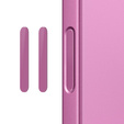 2x NORTHJO kamera vezérlőgomb üveg iPhone 16 / 16 Plus / 16 Pro / 16 Pro Max készülékhez, rózsaszín