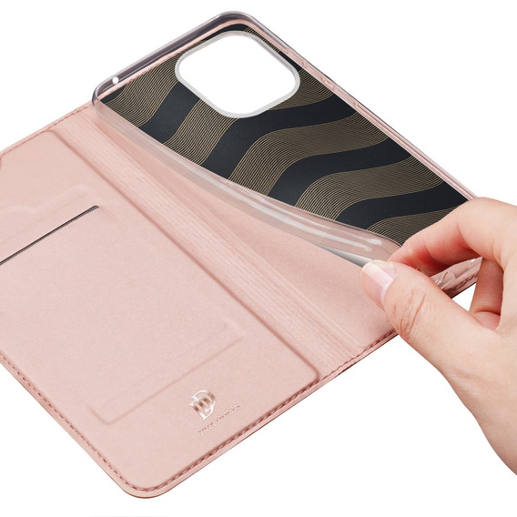 Dux Ducis Telefontok a Xiaomi Redmi 12C, Skinpro, rózsaszín rose gold
