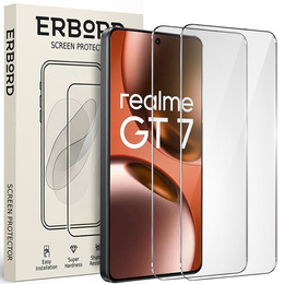 2x edzett üveg a Samsung Galaxy A15 4G / A15 5G / M15, ERBORD 9H Hard Glass a képernyőn