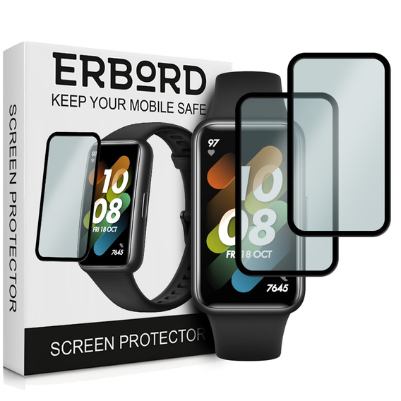 2x ERBORD hibrid üveg a Huawei Band 7