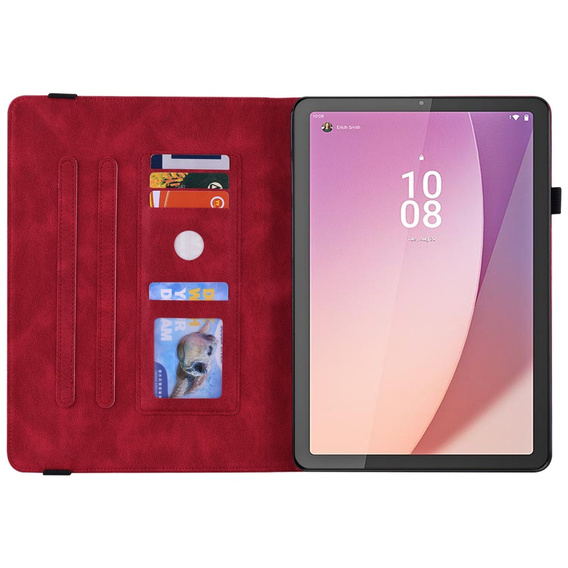 Tok Lenovo Tab M9, Butterfly, piros
