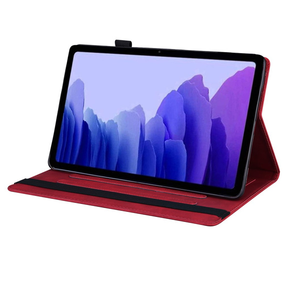 Tok Lenovo Tab P12, Classic, tolltartóval, piros