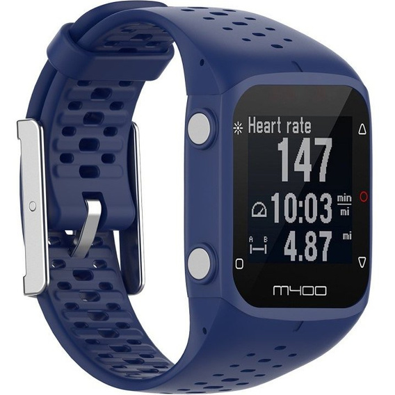 Szilikon szíj Polar M400/M430, tengerészkék